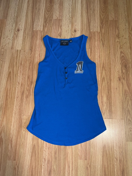 Harley Davidson Racing Tank Top Size Large - Picture 3 of 6